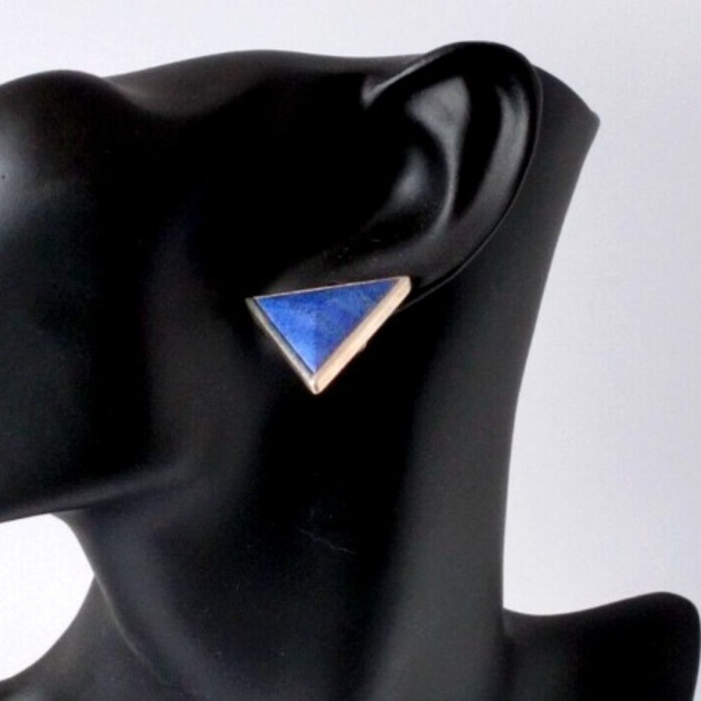Sundance Lapis Lazuli and Sterling Silver Pierced Stud Earrings